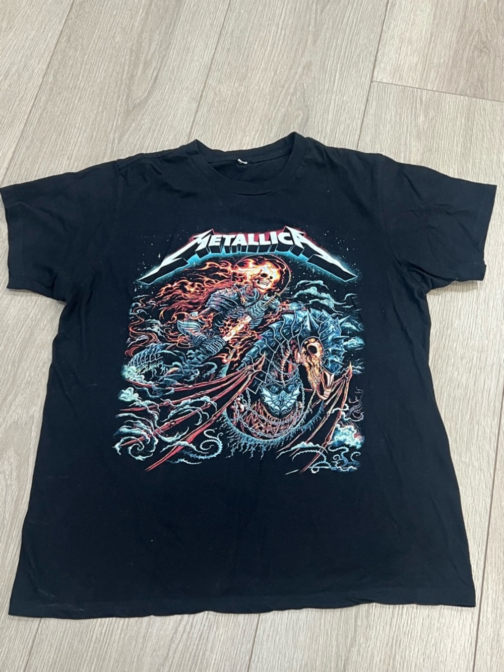 Metallica 72
Seasons World Tour Graphic T
Shirt Men's Medium Black